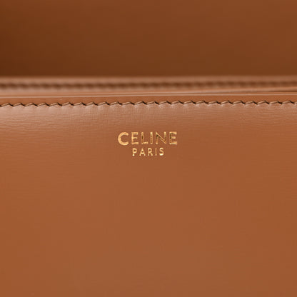 Celine Shiny Calfskin Medium Triomphe Bronze 7 of 10