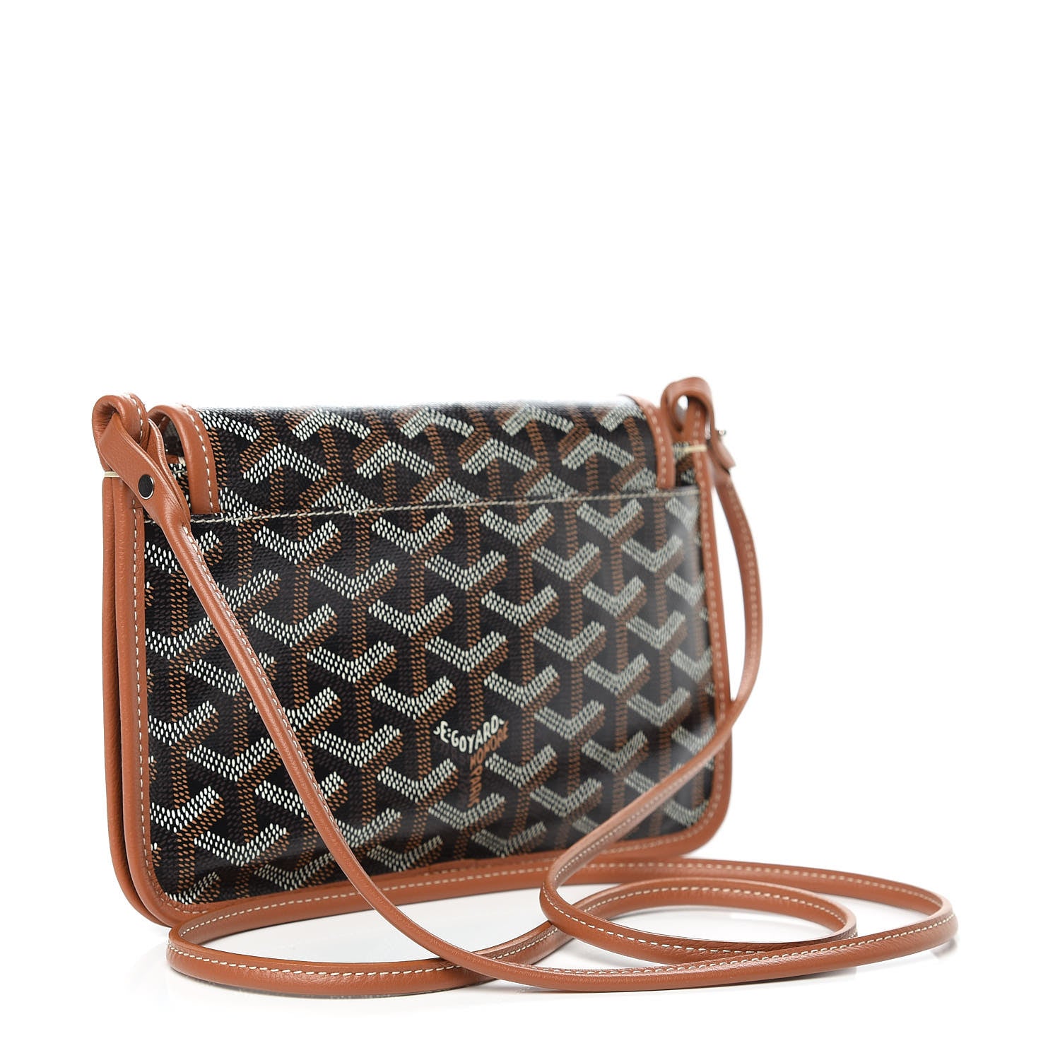 Goyard Goyardine Plumet Wallet Clutch Black Gold 3 of 9