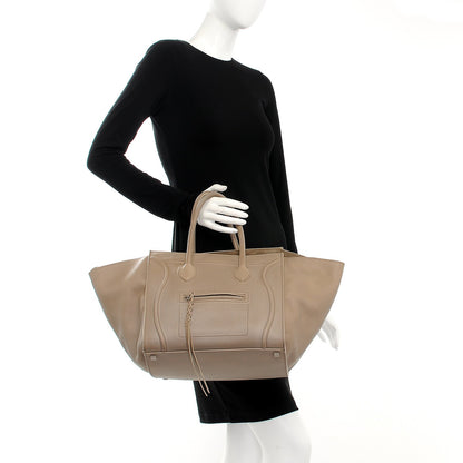 Celine Supple Calfskin Medium Phantom Luggage Light Khaki 2 of 8
