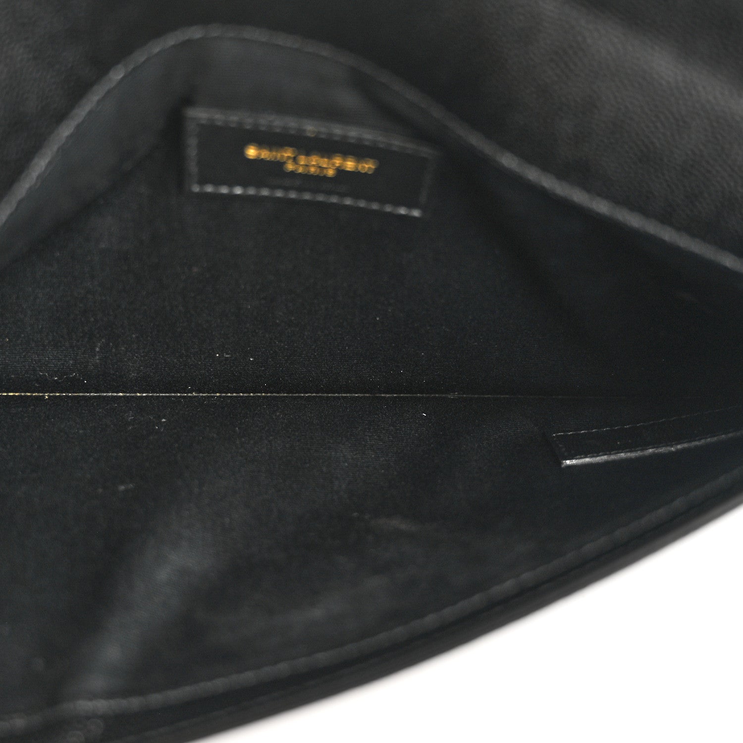 Saint Laurent Grain De Poudre Uptown Pouch Black 5 of 8