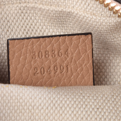 Gucci Pebbled Calfskin Small Soho Disco Bag Camelia 7 of 9