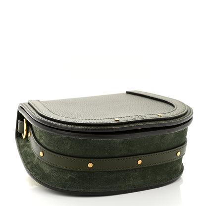 Chloe Calfskin Suede Small Nile Bracelet Bag Forest Green 4 of 11