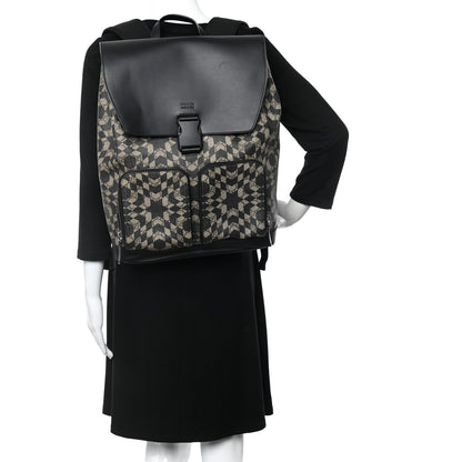 Gucci GG Supreme Monogram Caleido Backpack Black 2 of 11