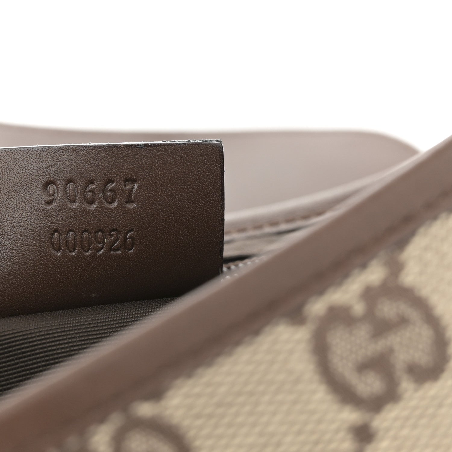 Gucci Monogram Jackie O Flap Bag Brown 7 of 13