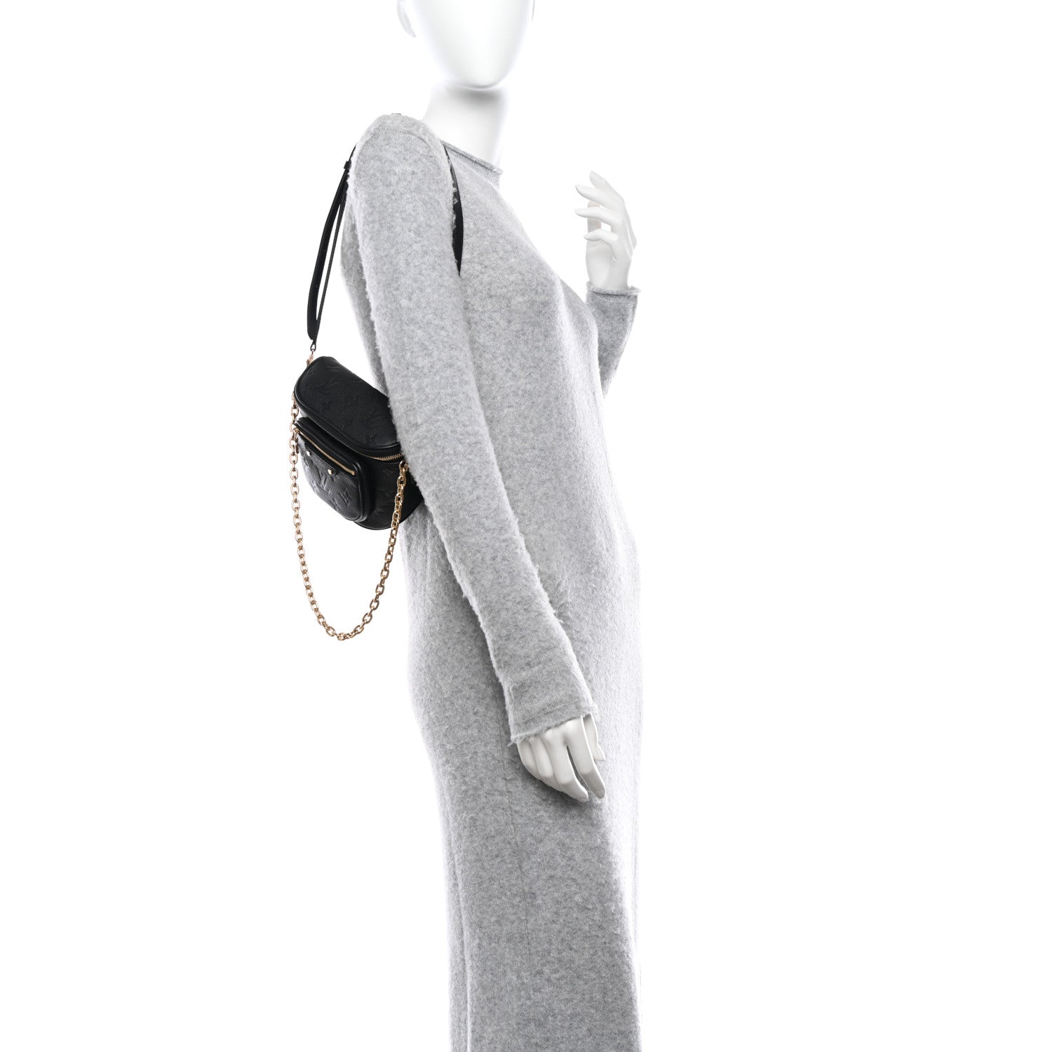 Louis Vuitton Empreinte Mini Bumbag Black 2 of 9