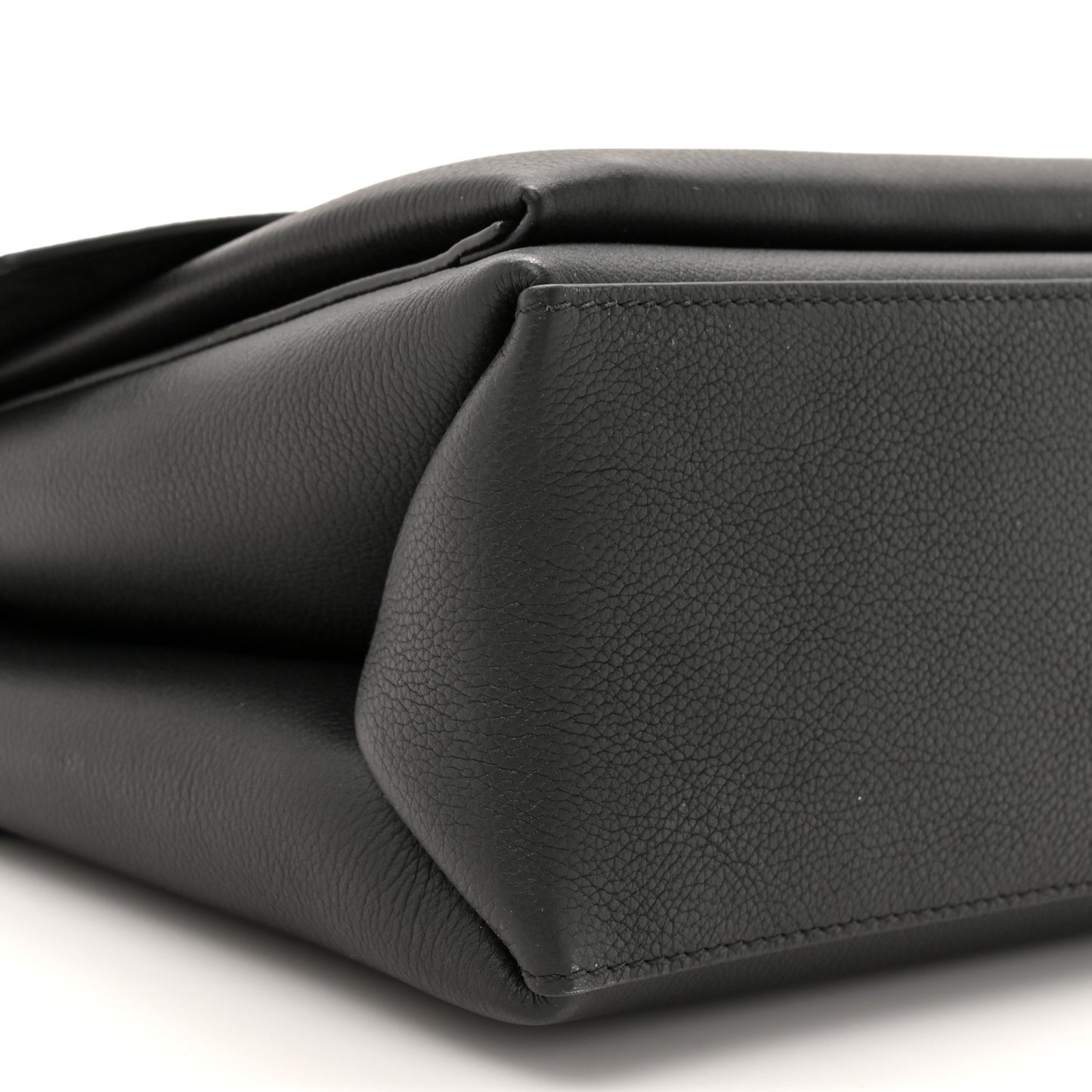 Soft Calfskin My Lockme Top Handle Black