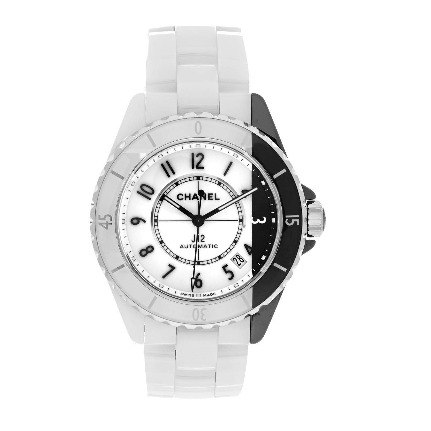Chanel Stainless Steel Ceramic 38mm J12 Paradoxe Automatic Watch White 1 of 5