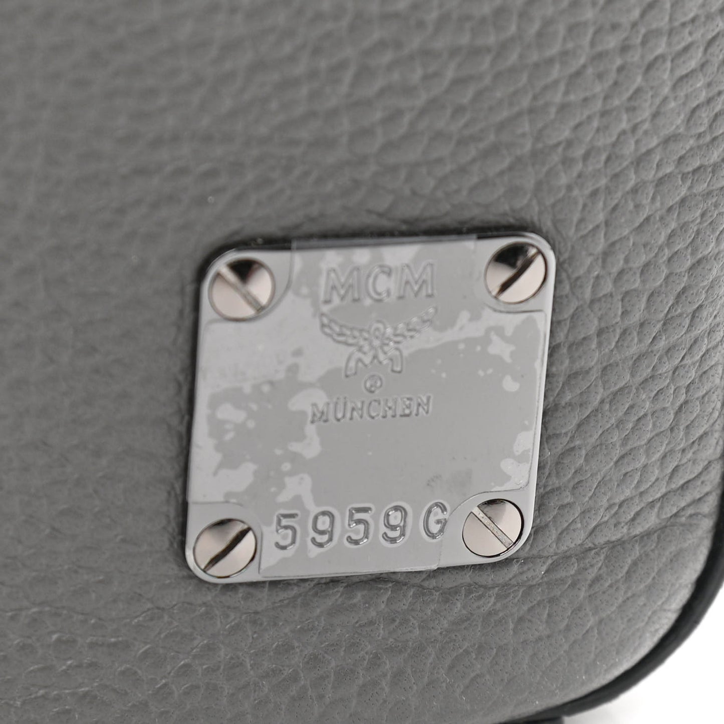 Calfskin Messenger Bag Charcoal