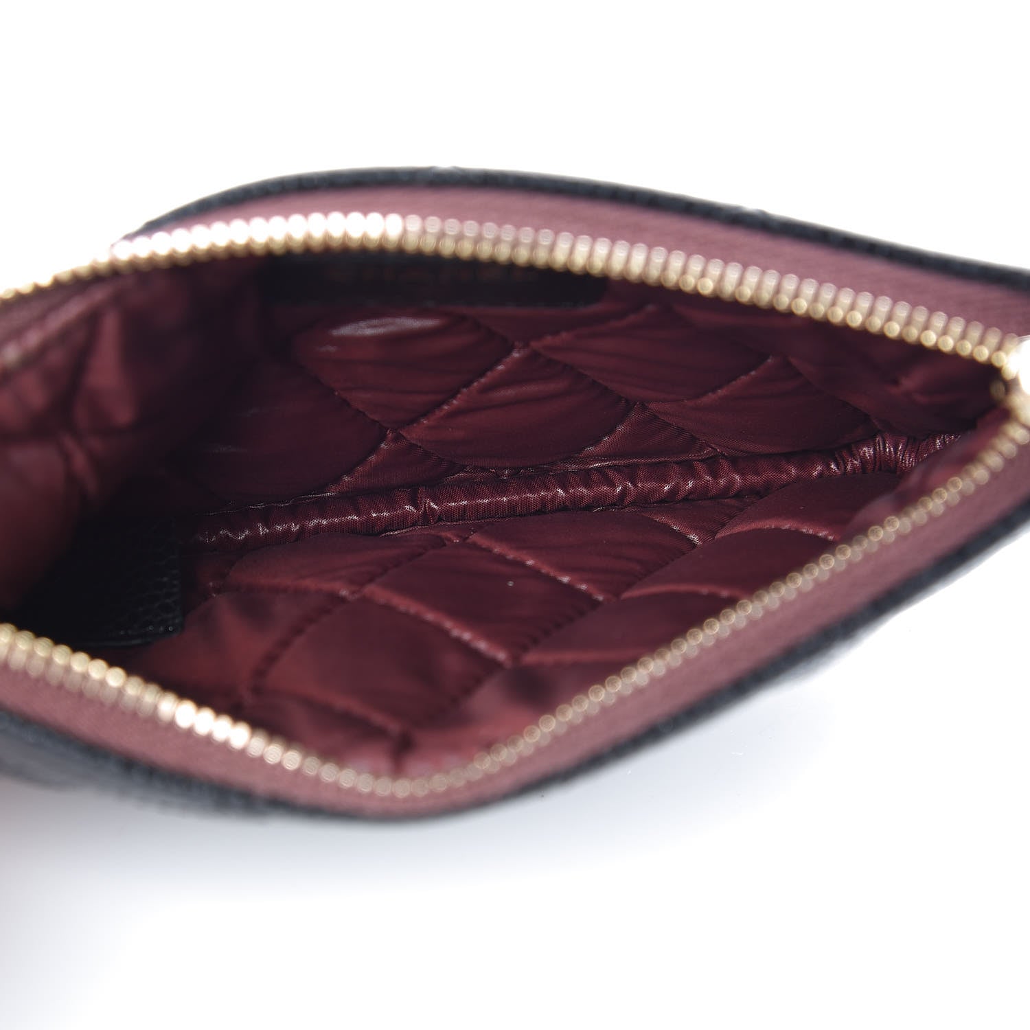 Chanel Caviar Quilted Small Cosmetic Case Black 5 of 7