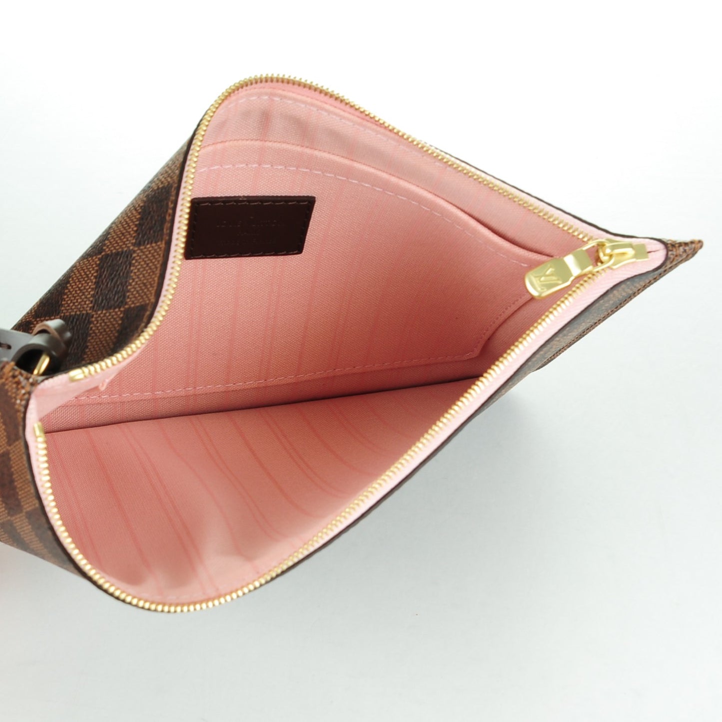 Damier Ebene Neo Neverfull MM Rose Ballerine