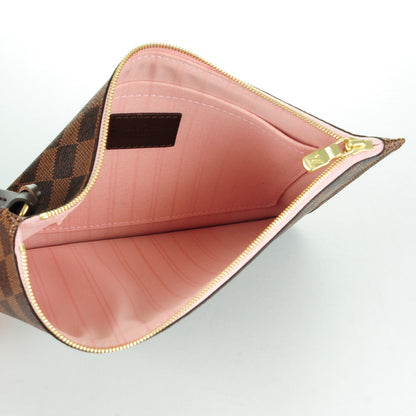 Louis Vuitton Damier Ebene Neo Neverfull MM Rose Ballerine 6 of 8