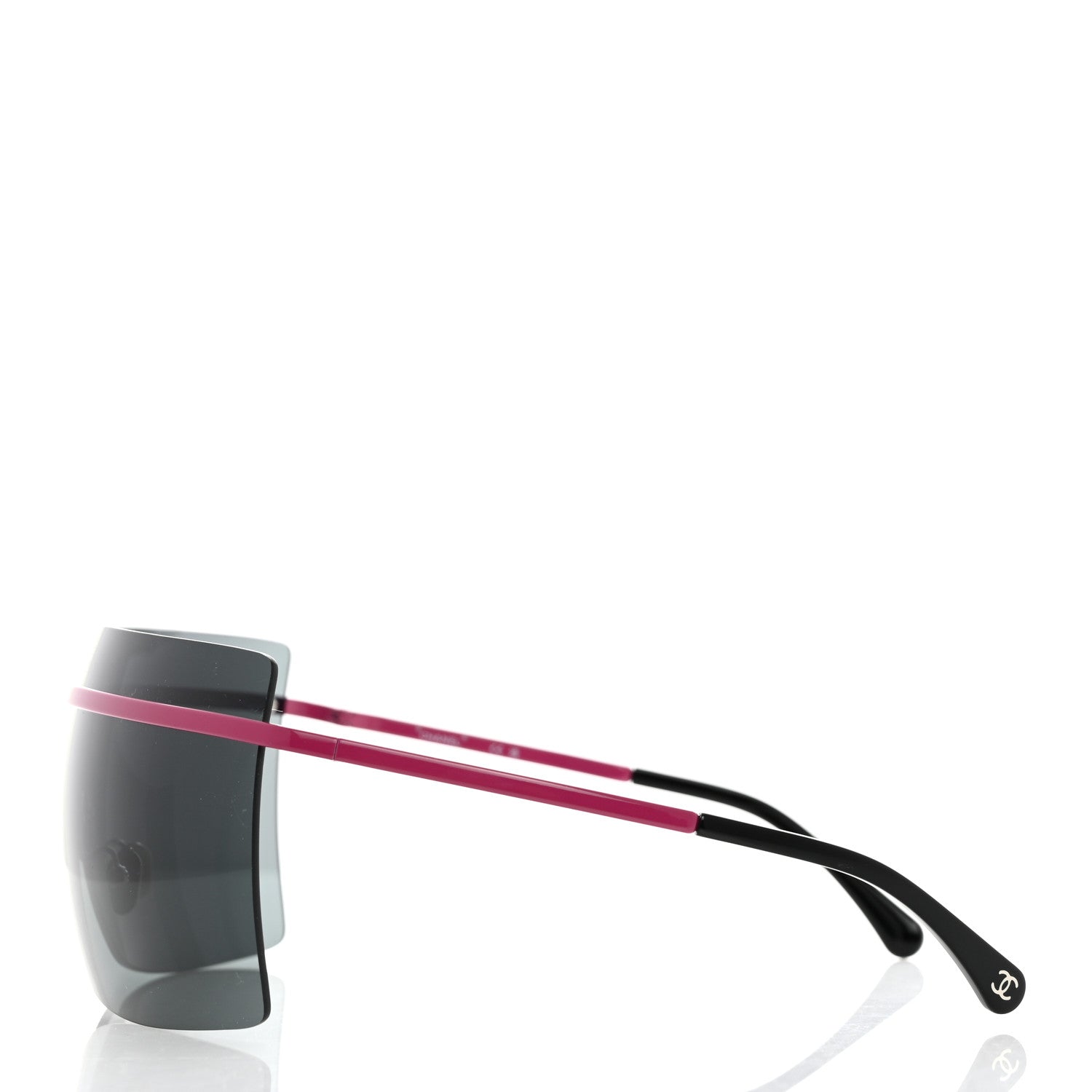 Chanel Metal Shield Sunglasses L3741 Pink 3 of 8