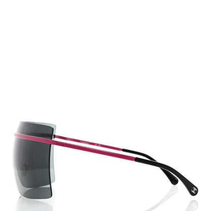 Chanel Metal Shield Sunglasses L3741 Pink 3 of 8