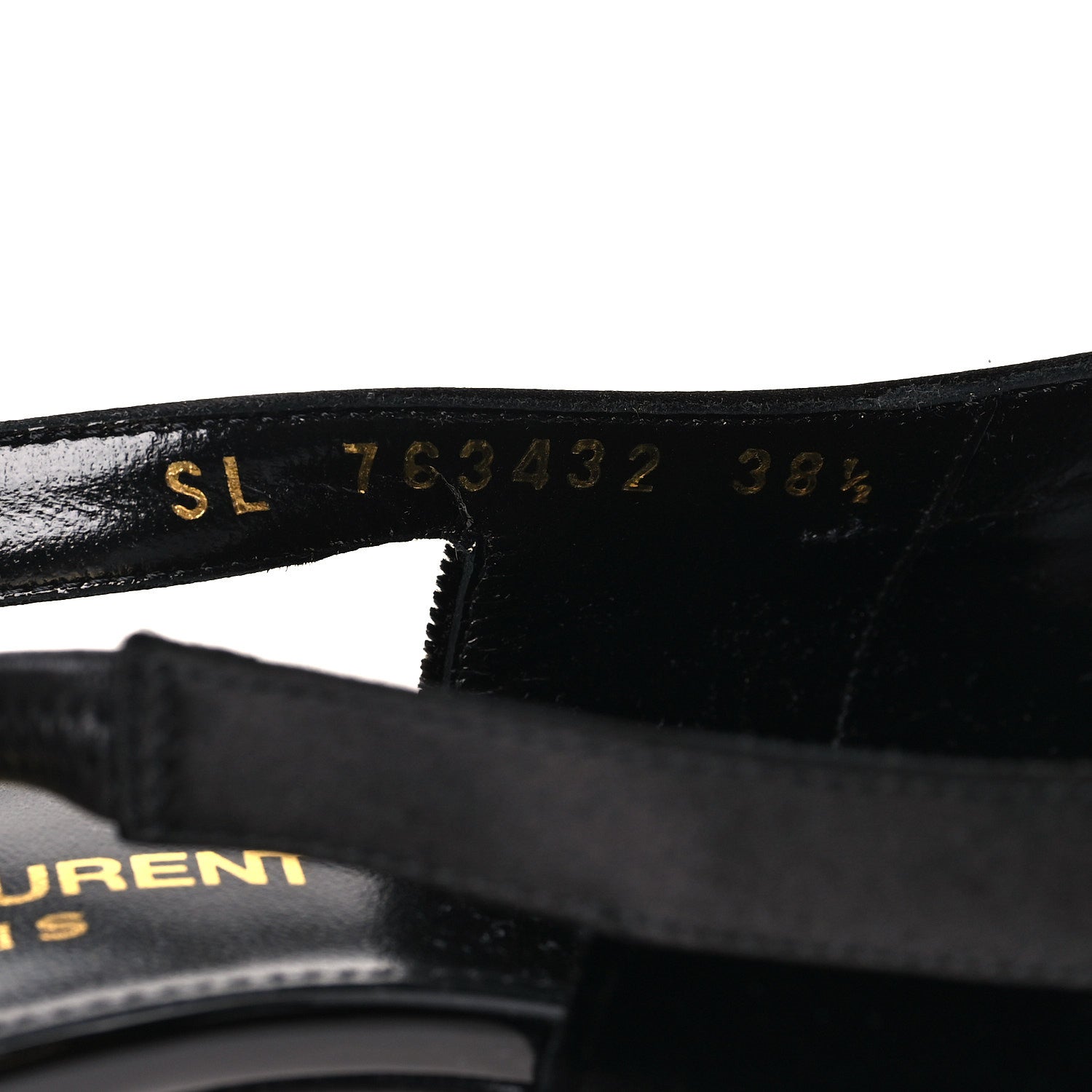 Saint Laurent Velluto Master Raso Regale Victoire 115 Slingback Pumps 38.5 9 of 10