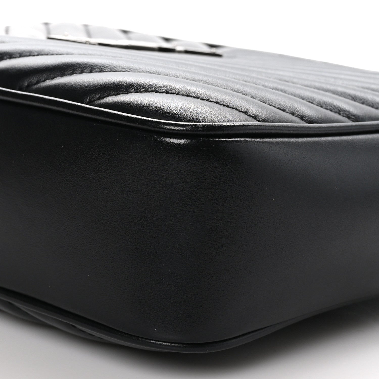 Saint Laurent Calfskin Matelasse Monogram Lou Camera Bag Black 10 of 10