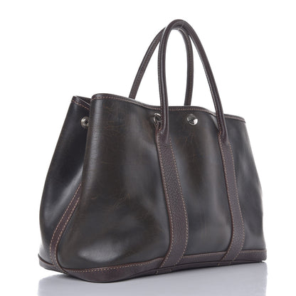 Hermes Amazonia Buffle Skipper Garden Party 30 TPM Havane 4 of 14