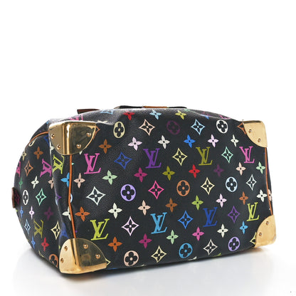 Louis Vuitton Monogram Multicolor Speedy 30 Black 4 of 9