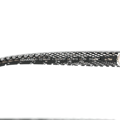 Chanel Glitter Acetate CC Pearl Sunglasses 5211-H Black 6 of 6