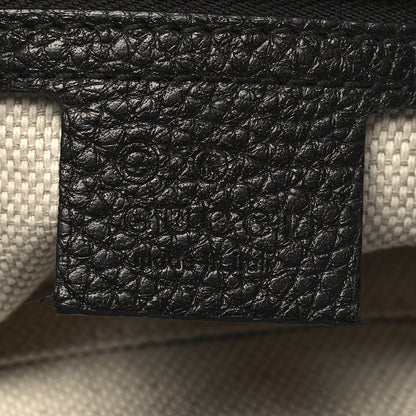 Gucci Pebbled Calfskin Medium Soho Flap Crossbody Black 6 of 10