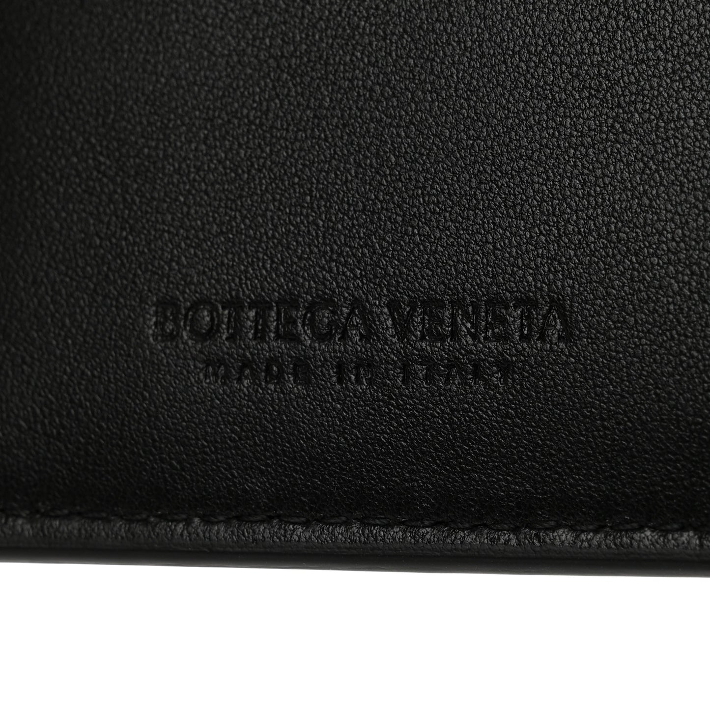 Nappa Maxi Intrecciato Card Holder Black