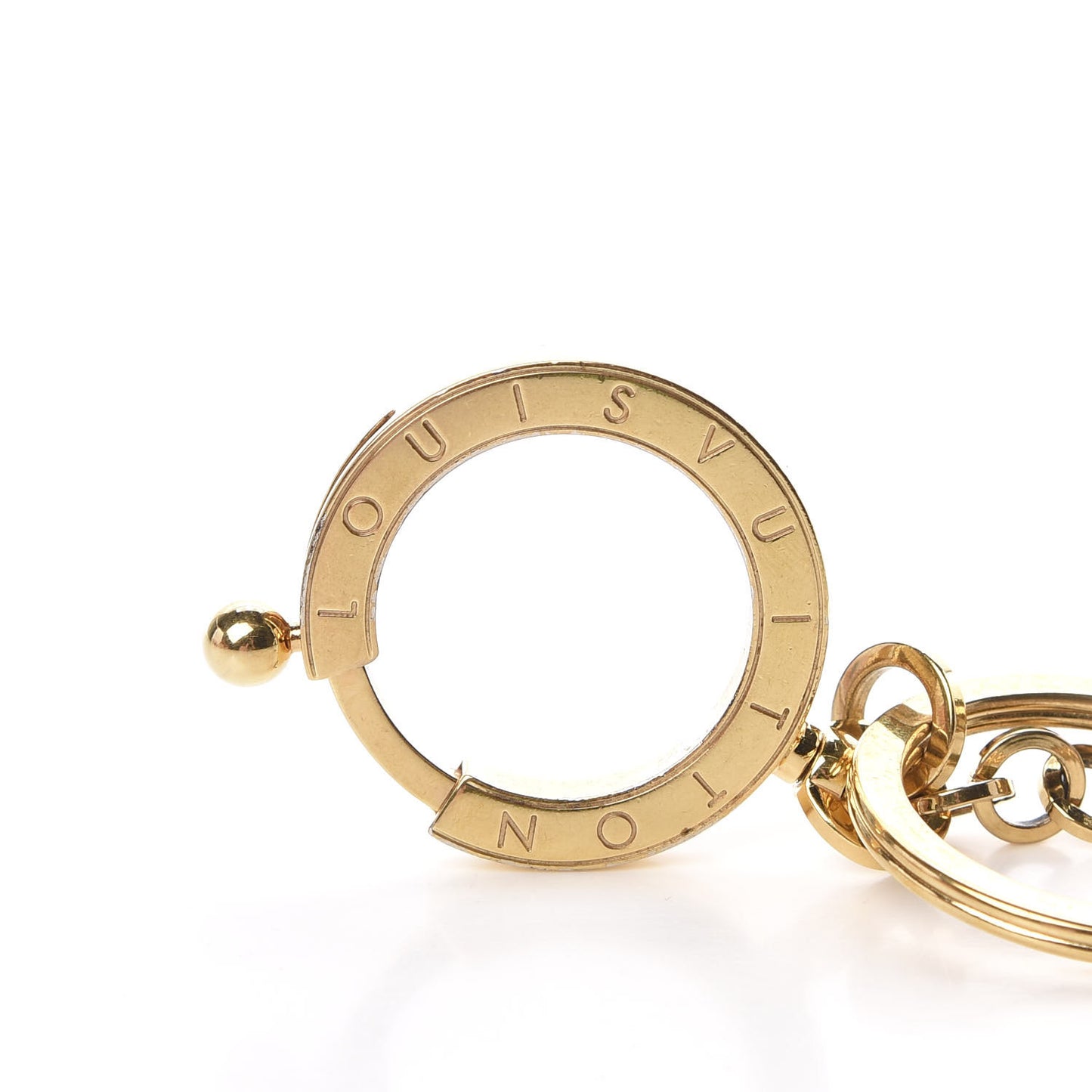 Goldtone Swing Key Holder and Bag Charm