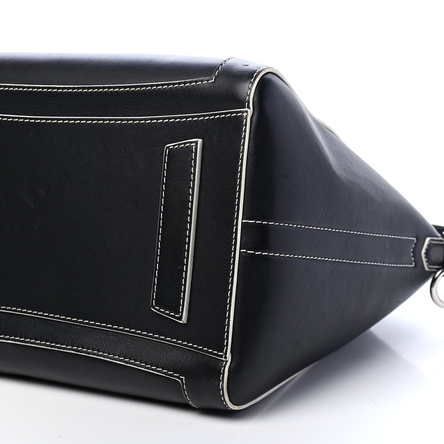 Givenchy Calfskin Contrast Stitched Medium Antigona Black 9 of 10