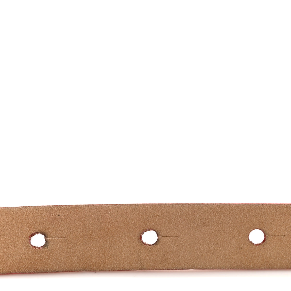 Chanel Calfskin Crystal CC Skinny Belt 80 32 Red 4 of 6