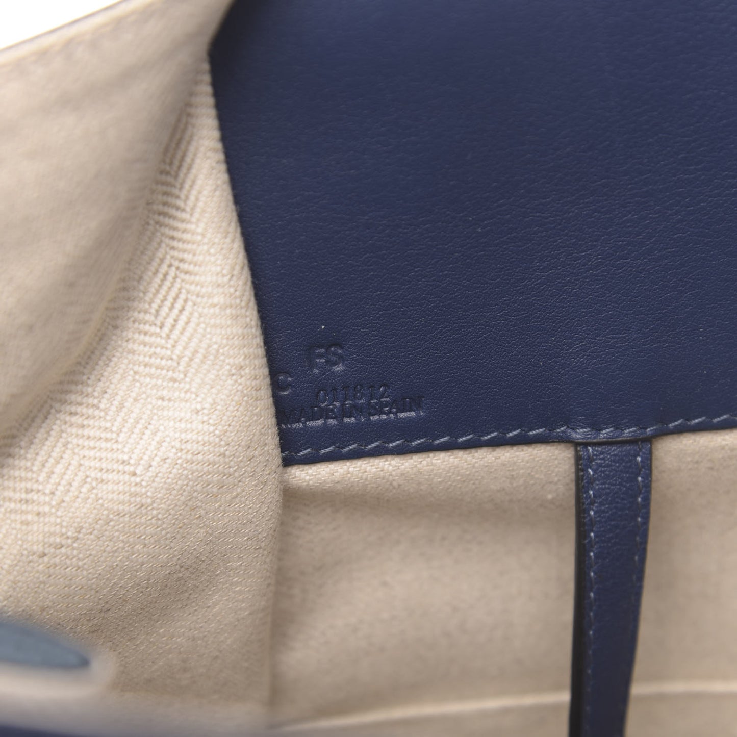 Calfskin Small Hammock Shoulder Bag Blue