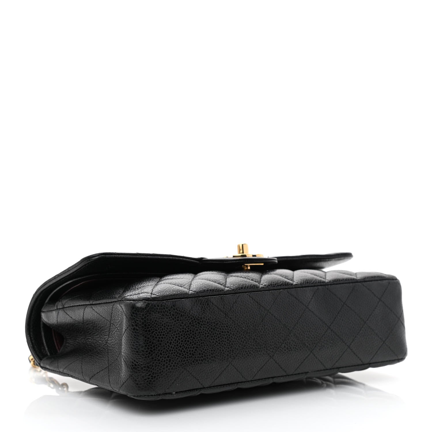 Chanel Caviar Quilted Medium Double Flap Black 4 of 14