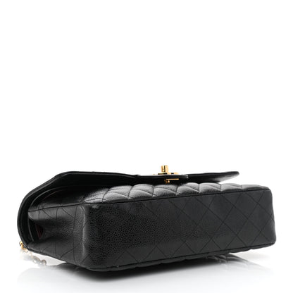 Chanel Caviar Quilted Medium Double Flap Black 4 of 14