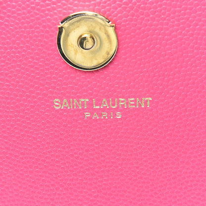 Saint Laurent Grain De Poudre Small Monogram Kate Satchel Bubblegum 8 of 13