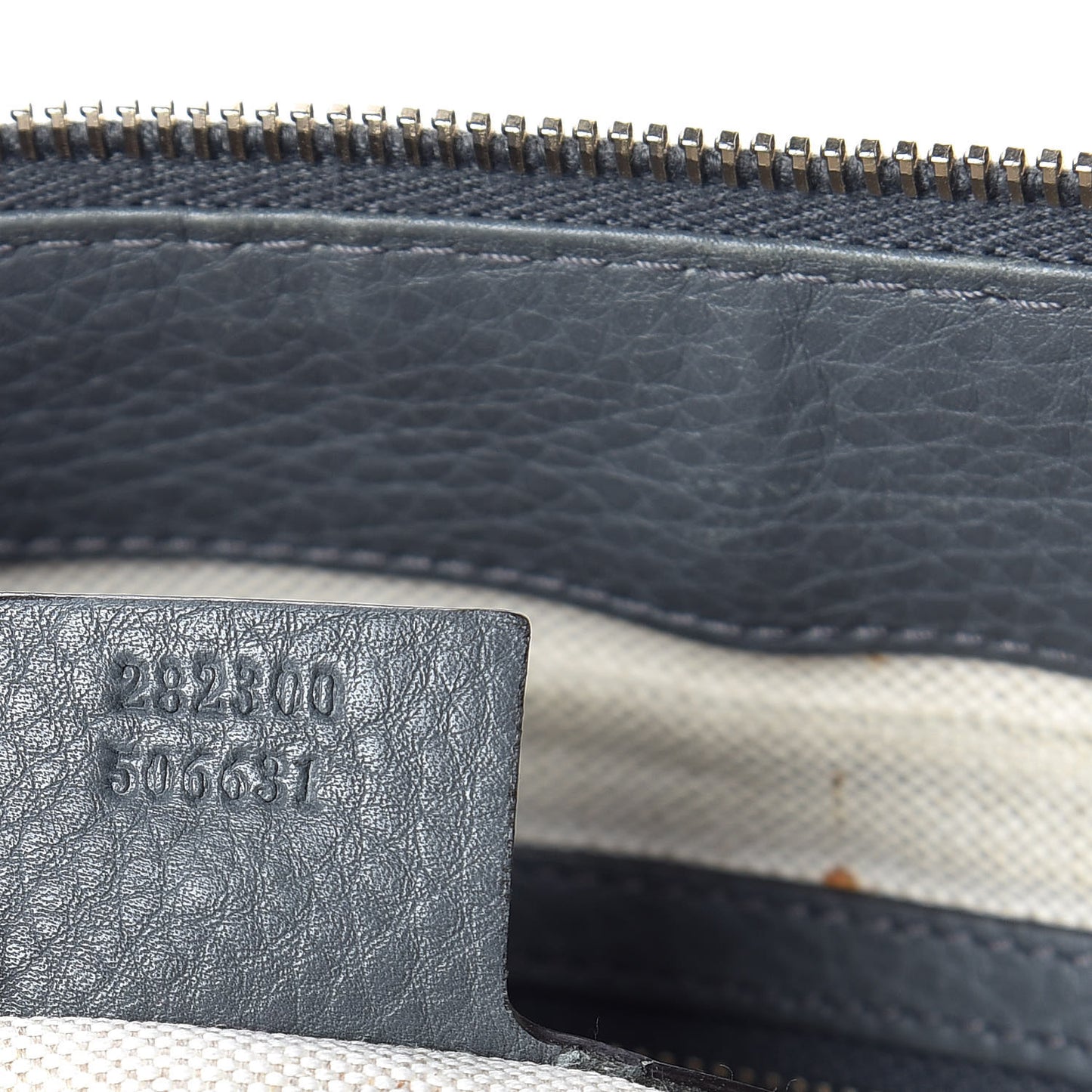 Pebbled Calfskin Small Bella Top Handle Bag Gray
