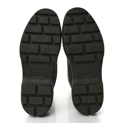 Hermes Calfskin Parachute Fresh Ankle Boots 37.5 Khaki 5 of 10