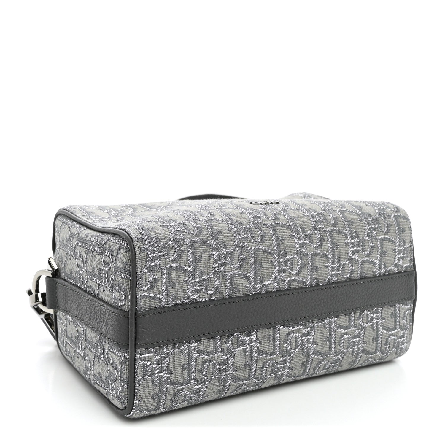 Christian Dior Oblique Jacquard Lingot 22 Bag Silver 4 of 9