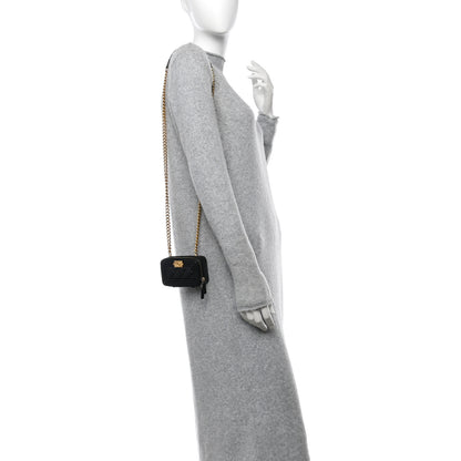 Chanel Caviar Quilted Mini Boy Clutch With Chain Black 2 of 10