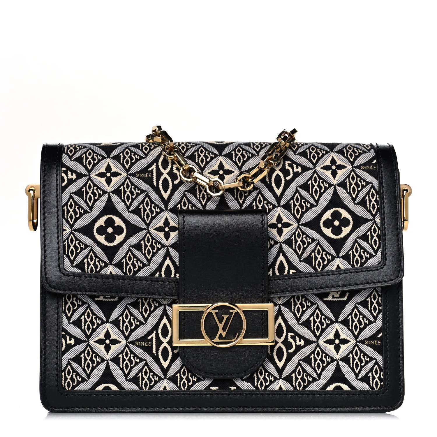 Louis Vuitton Jacquard Since 1854 Dauphine MM Grey 1 of 13
