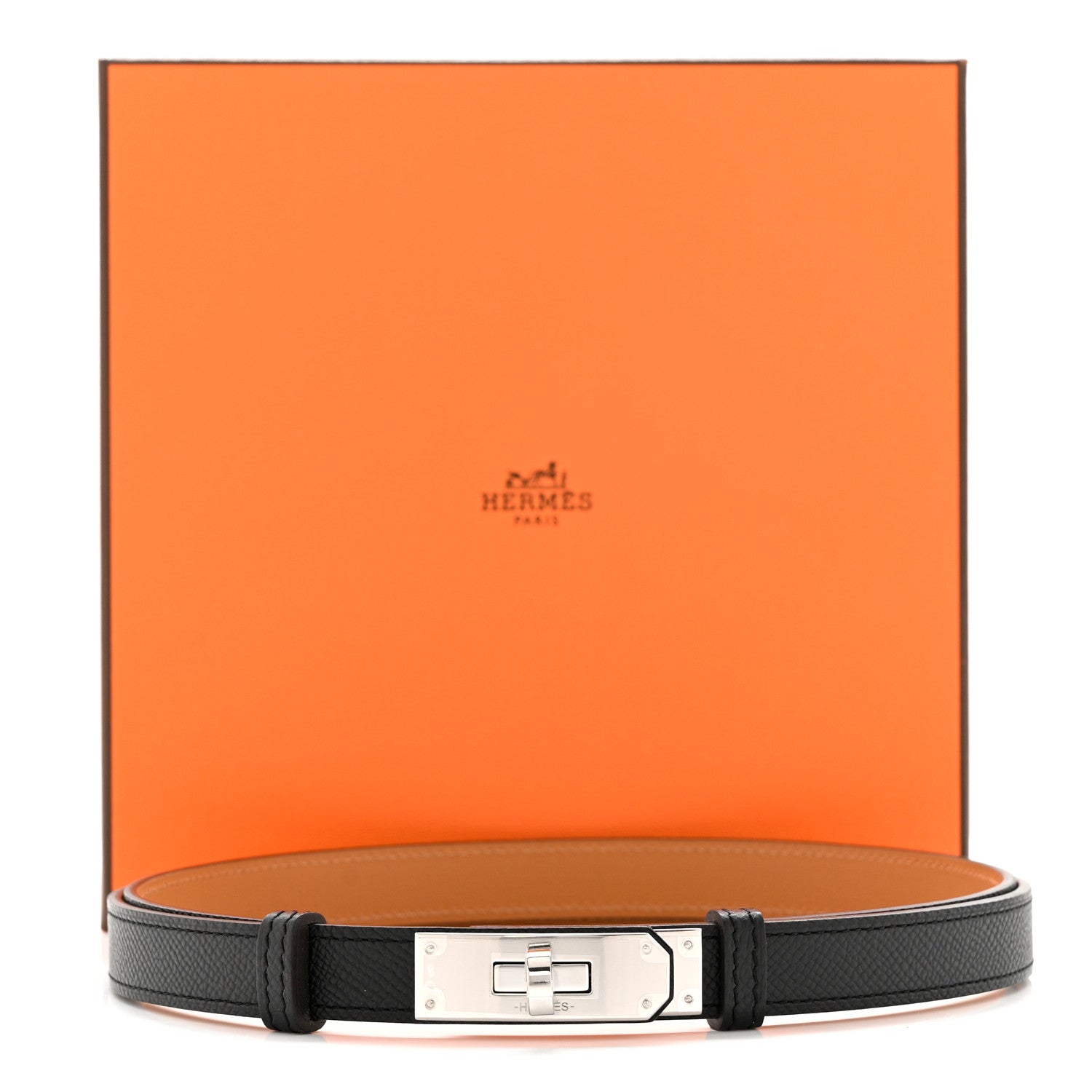 Hermes Epsom Kelly Belt Black 4 of 4