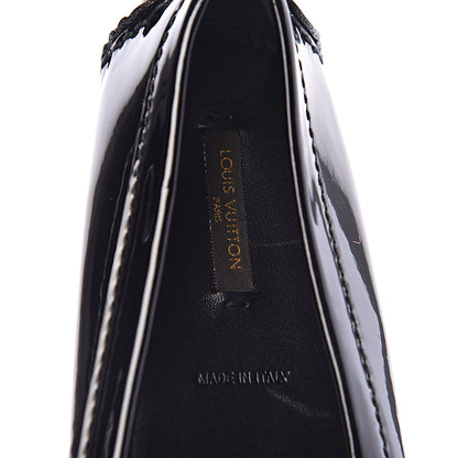 Louis Vuitton Patent Calfskin Oxford Loafers 37.5 Black 5 of 8