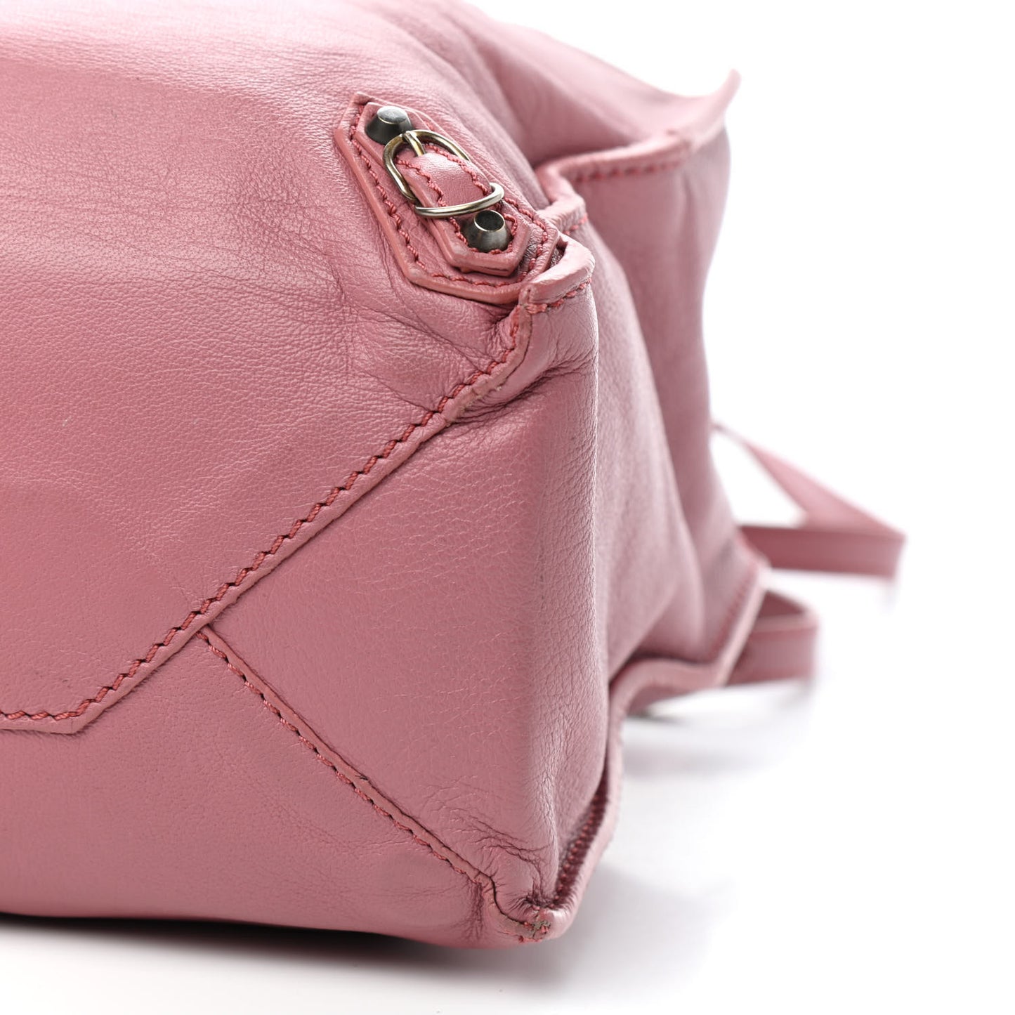 Calfskin Papier Mini A4 Tote Pink