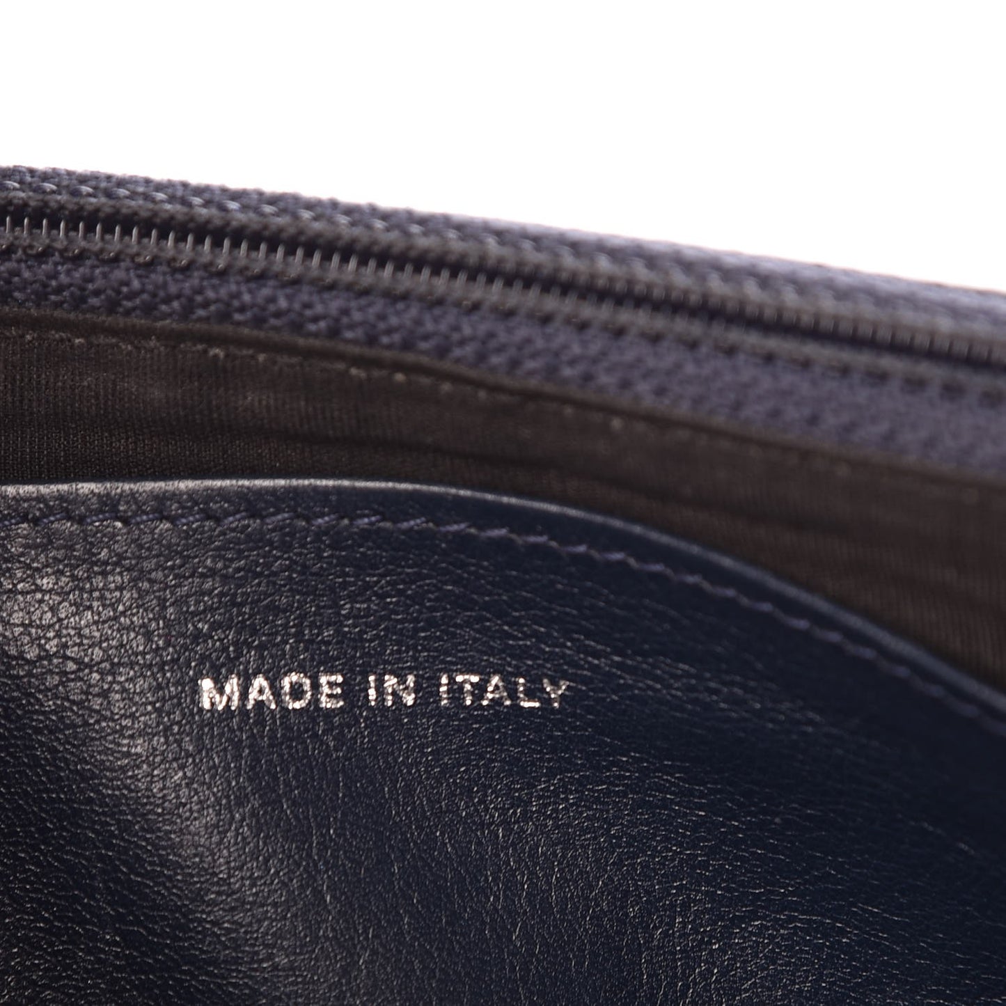 Caviar Half Moon Wallet On Chain WOC Blue