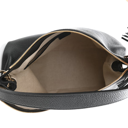 Gucci Pebbled Calfskin Large Soho Hobo Black 5 of 10