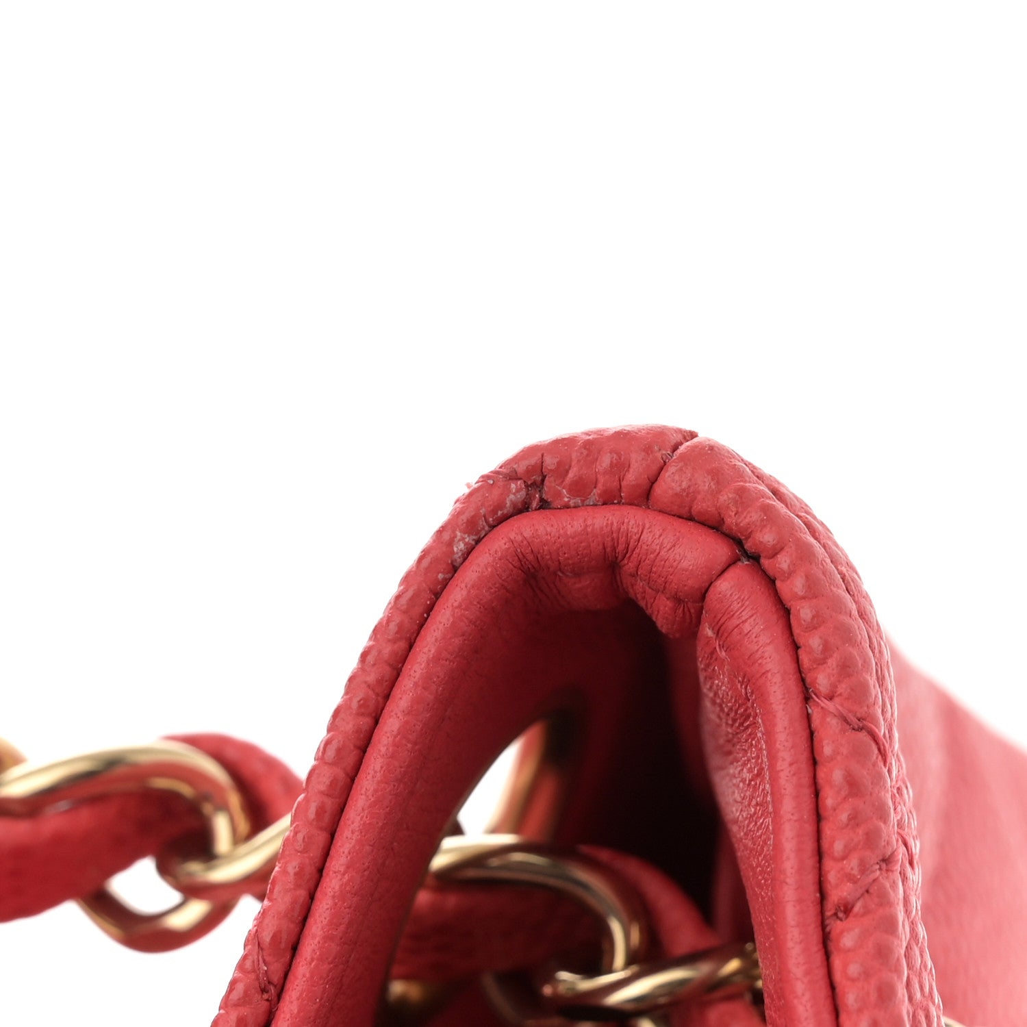 Chanel Caviar Quilted Mini Bucket Bag Dark Pink 11 of 11