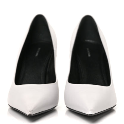 Balenciaga Soft Nappa Square Knife 80mm Pumps 39 White 2 of 8