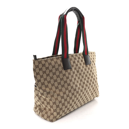 Gucci Monogram Web Large Diaper Tote Brown 4 of 11