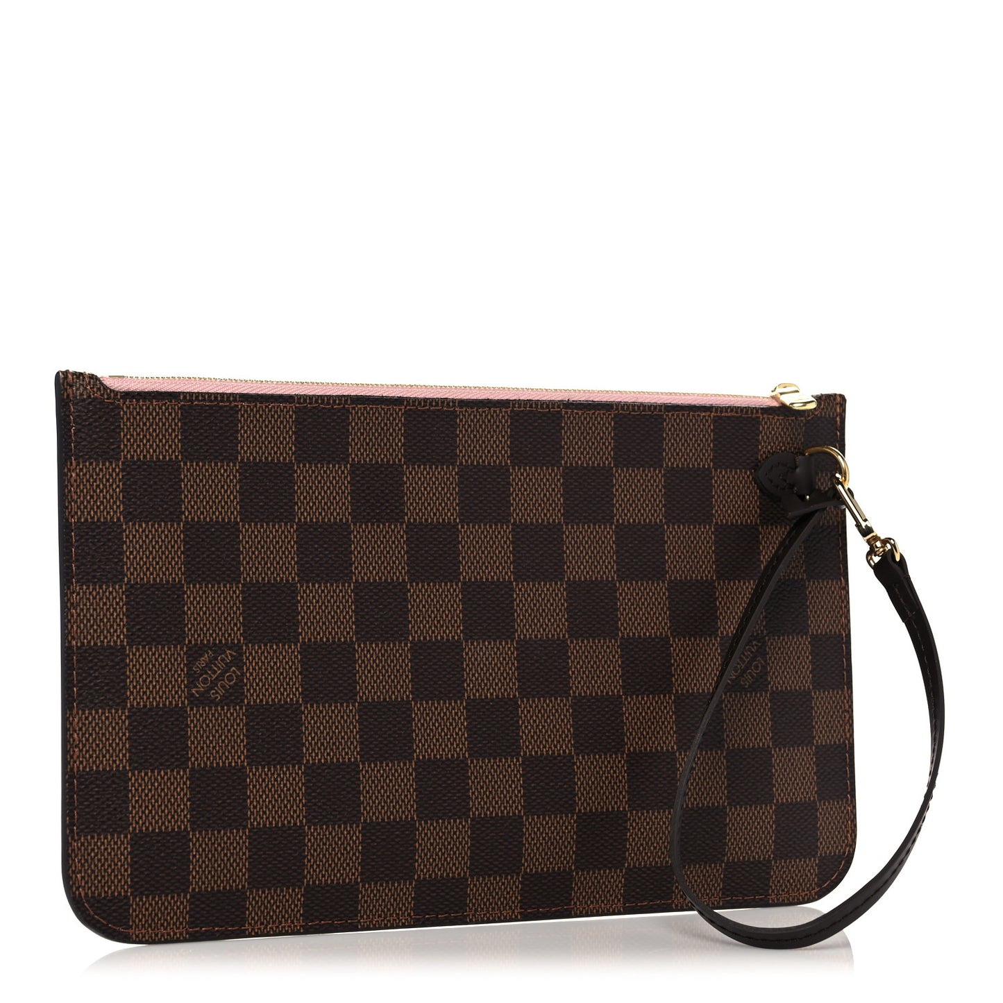Damier Ebene Neverfull MM GM Pochette Rose Ballerine