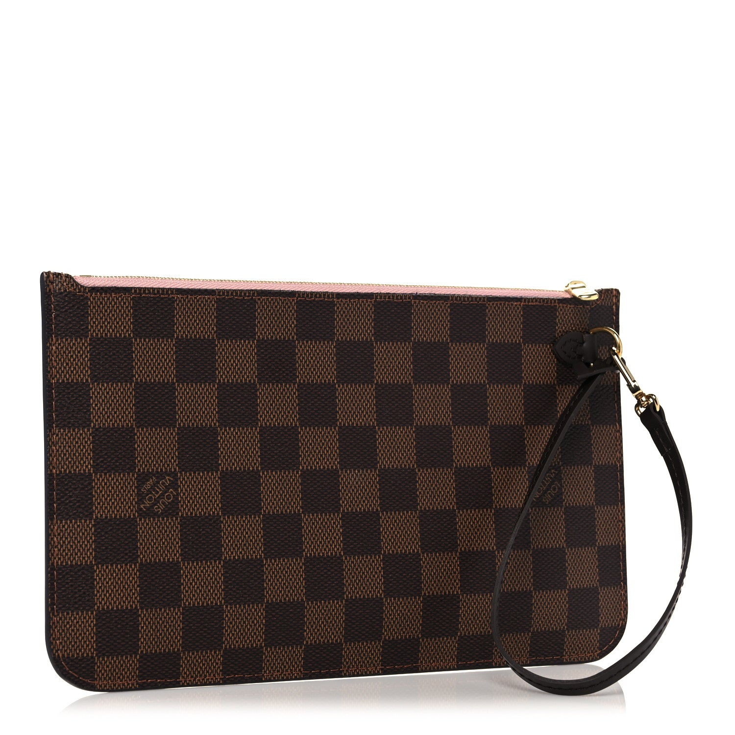 Louis Vuitton Damier Ebene Neverfull MM GM Pochette Rose Ballerine 3 of 10