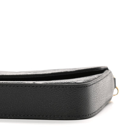 Louis Vuitton Empreinte Pochette Felicie Chain Wallet Black 9 of 10