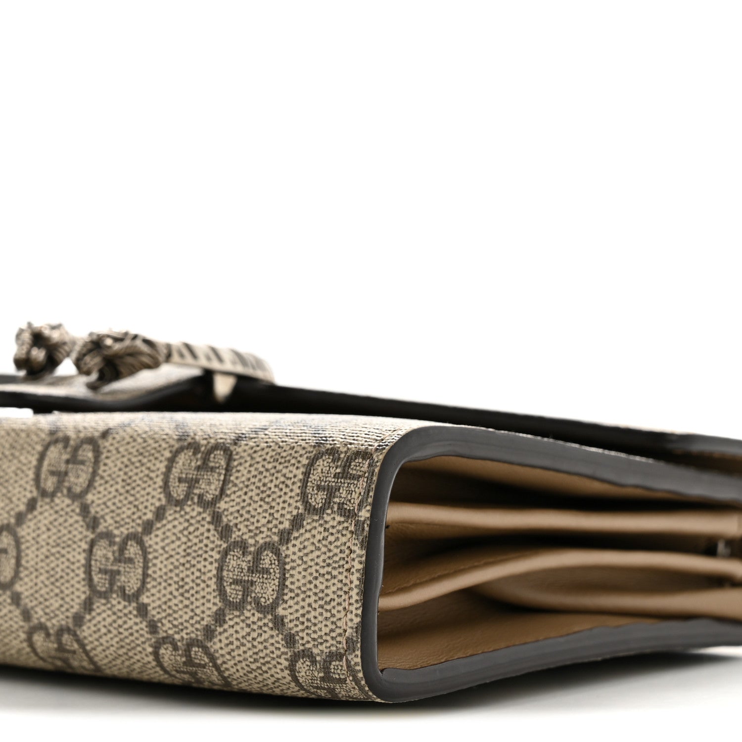 Gucci GG Supreme Monogram Mini Dionysus Chain Wallet Beige Taupe 10 of 13