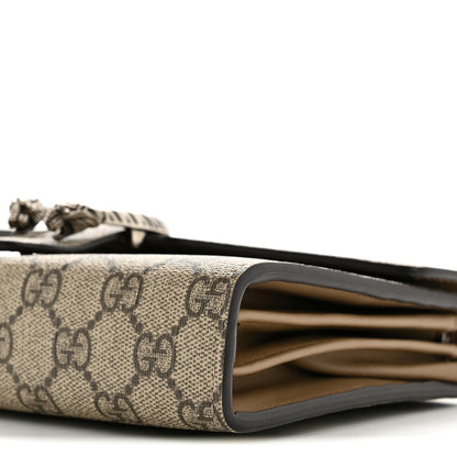 Gucci GG Supreme Monogram Mini Dionysus Chain Wallet Beige Taupe 10 of 13