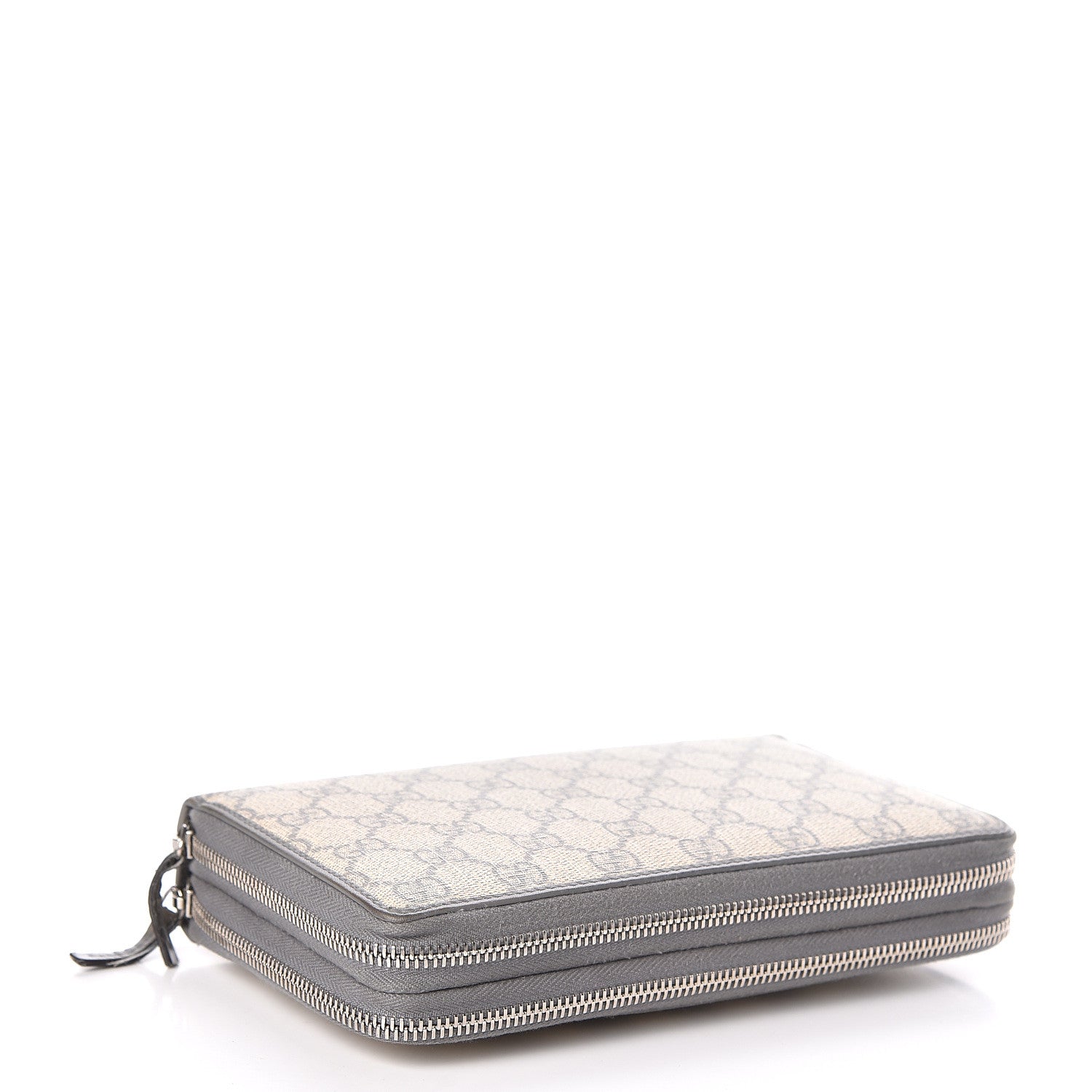 Gucci GG Supreme Monogram Travel Document Case Ecru Grigio 4 of 7
